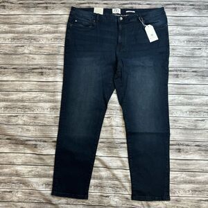 Men's Ben Sherman Skinny Fit Jeans Dark Blue Fulham Wash 42x32 NWT